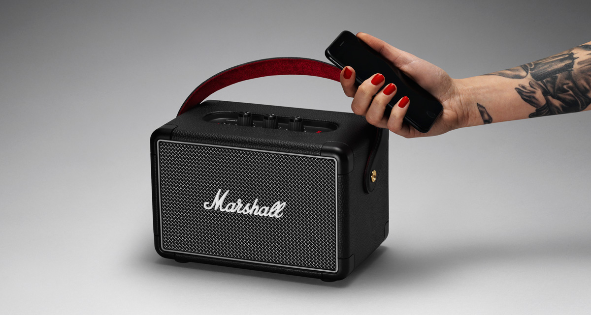 Акустика Marshall Portable Speaker Kilburn II (Black and Brass